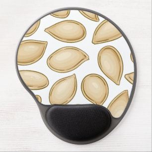 Pumpkin seeds pattern gel mouse pad