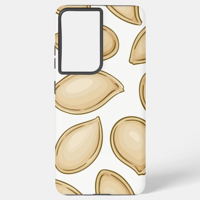 Pumpkin seeds pattern samsung galaxy case (Back)