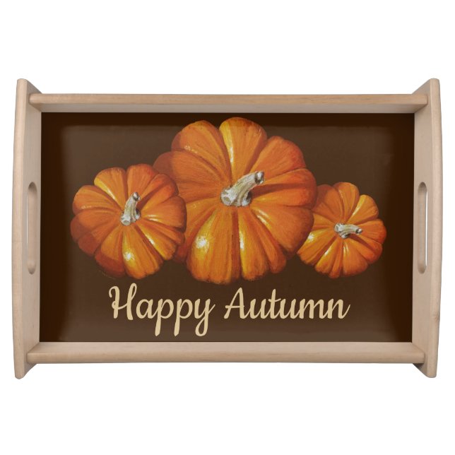 Pumpkin Serving Tray (Front)