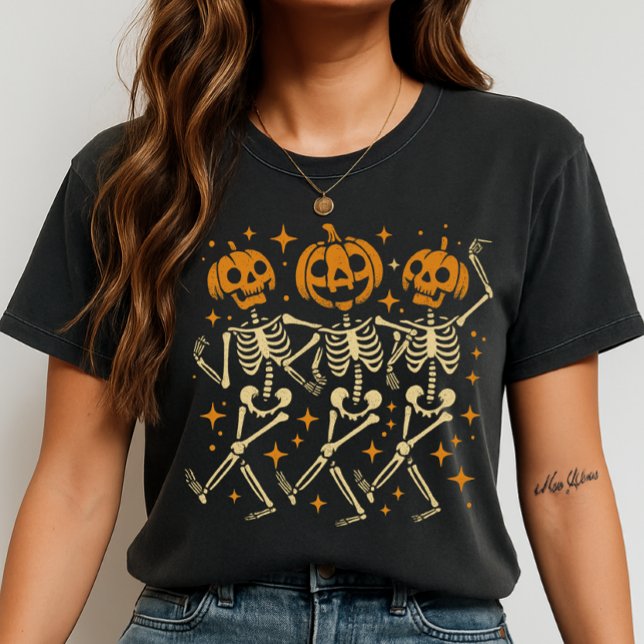 pumpkin skeleton tshirt  (Creator Uploaded)