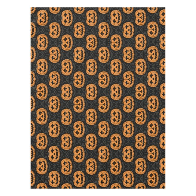 Pumpkin Skull Tablecloth (Front)
