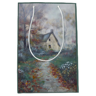 "Pumpkin Soup - An English Cottage" Medium Gift Bag