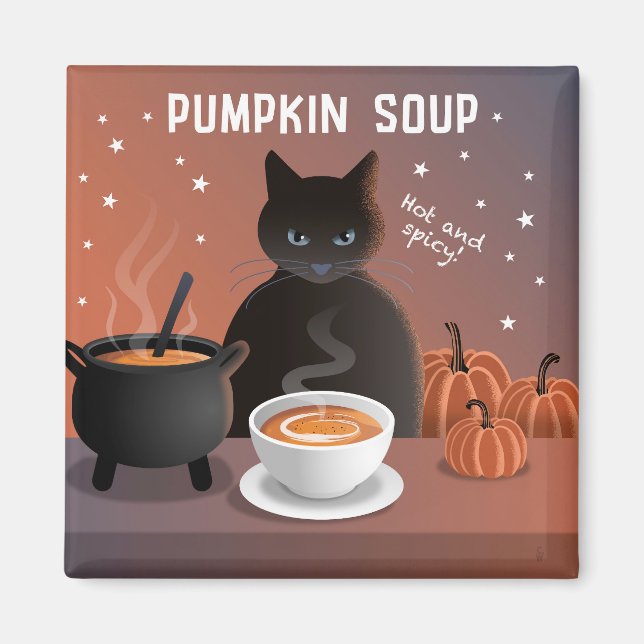 Pumpkin Soup Magnet (Front)