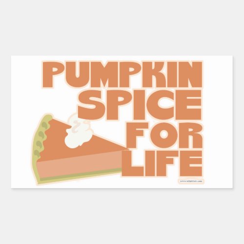 Pumpkin Spice 4 Life Rectangular Sticker
