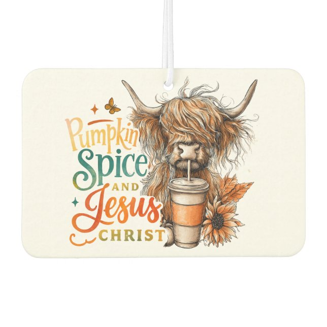 Pumpkin Spice....  Air Freshener (Front)