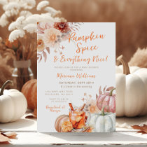 Pumpkin Spice And Everything Nice Baby Shower  Invitation