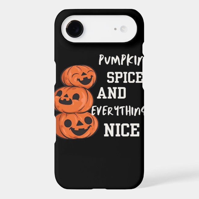 Pumpkin Spice And Everything Nice Classic Case-Mate iPhone Case (Back)