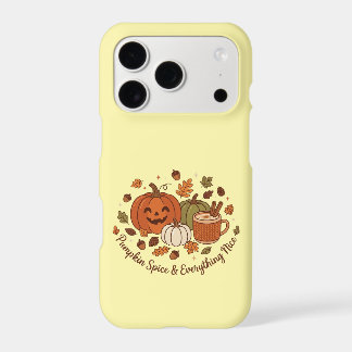 Pumpkin Spice and Everything Nice Fall Autumn Iphone 18 Pro Case