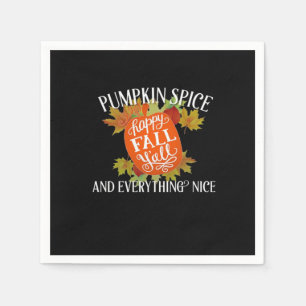 Pumpkin Spice And Everything Nice Fall Classic Napkins