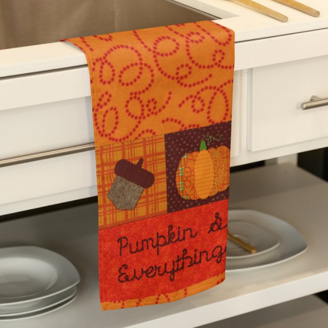 Pumpkin Spice and Everything Nice Kitchen Towel (Creator Uploaded)