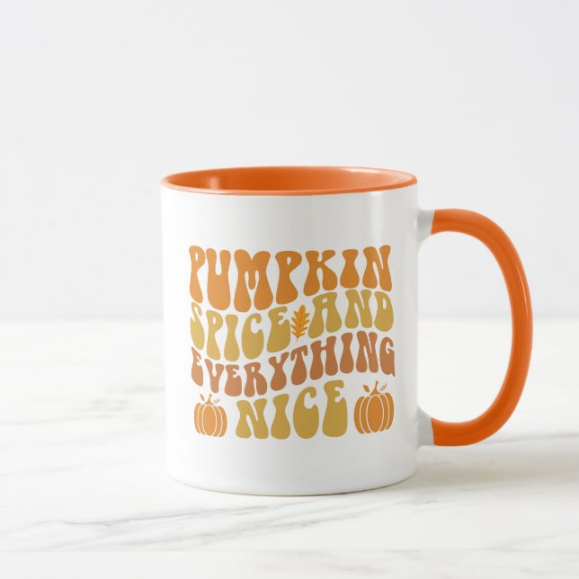 Pumpkin Spice And Everything Nice Mug (Right)