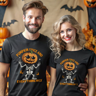 Pumpkin Spice And Everything Nice Pumpkin Head T-Shirt