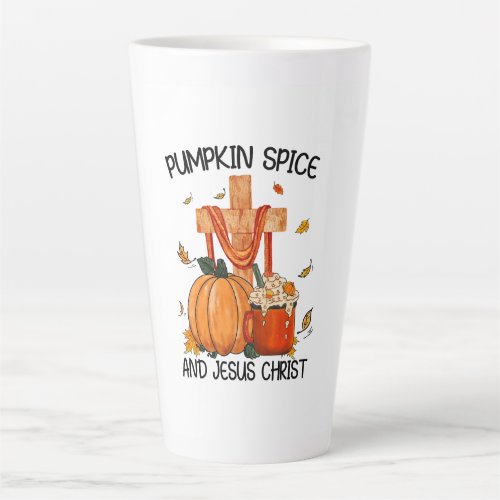 Pumpkin Spice And Jesus Christ Latte Mug