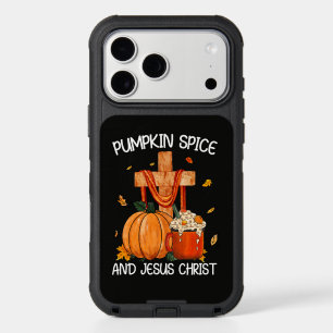 Pumpkin Spice and Jesus Christ iPhone 17 Pro Max Case