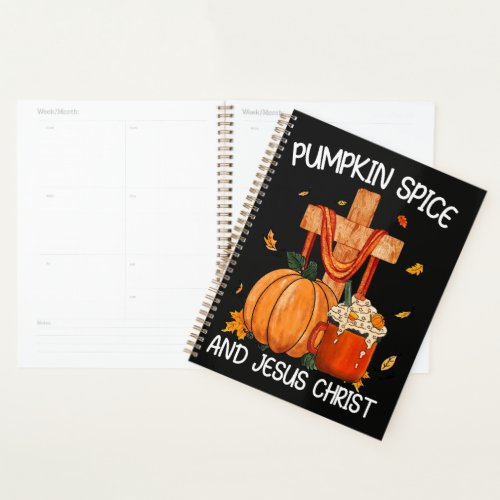 Pumpkin Spice and Jesus Christ Planner