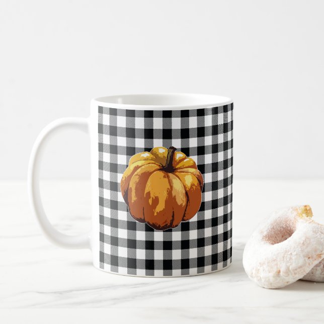 Pumpkin Spice Autumn Coffee Mug (With Donut)