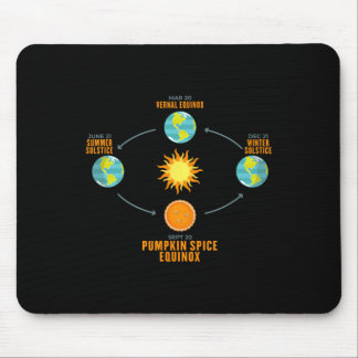 Pumpkin Spice Autumnal Equinox Celestial Fall Ast Mouse Pad