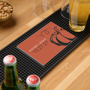 Pumpkin Spice Bar Mat