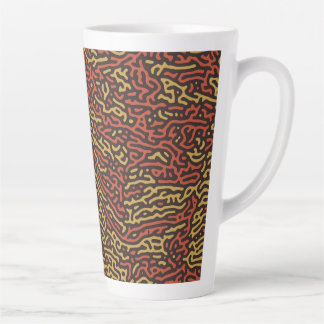 Pumpkin Spice Camouflage Autumn Color Pattern Latte Mug