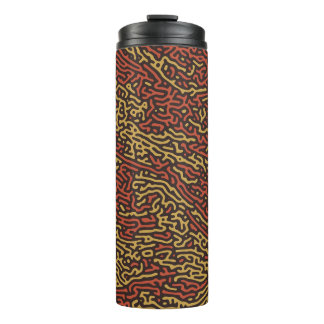 Pumpkin Spice Camouflage Autumn Color Pattern Thermal Tumbler