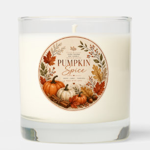 Pumpkin Spice Candle Label