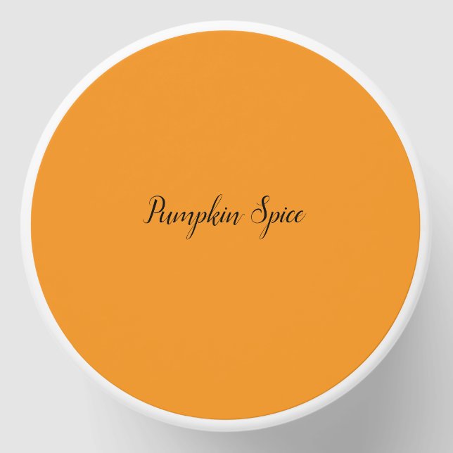 Pumpkin Spice Candle  Mini Candle Favors (Front)