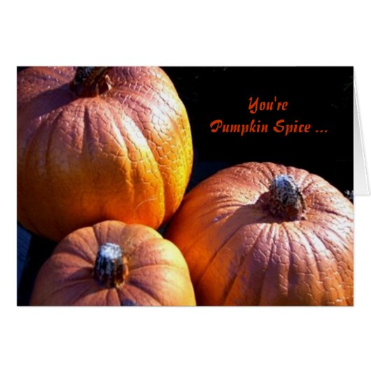 Pumpkin Spice Cards (Front Horizontal)