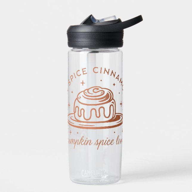 Pumpkin Spice Cinnamon Rolls Water Bottle (Left)