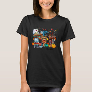 Pumpkin Spice CNA Nurse Pumpkin Fall vibes outfit T-Shirt