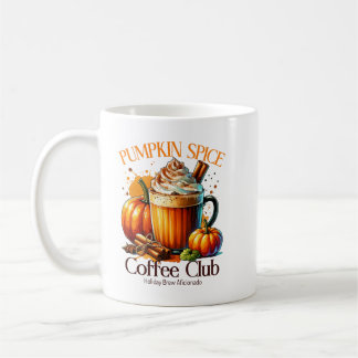 Pumpkin Spice Coffee Club Coffee Mug