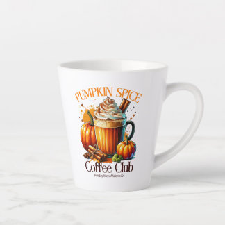 Pumpkin Spice Coffee Club Latte Mug