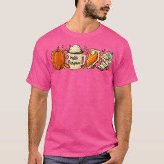 Pumpkin Spice Coffee Latte Fall Autumn Season Hell T-Shirt