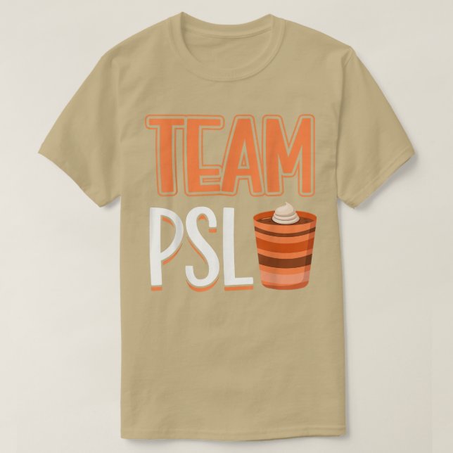 Pumpkin Spice Coffee Lovers Autumn Fall Season Tea T-Shirt (Design Front)