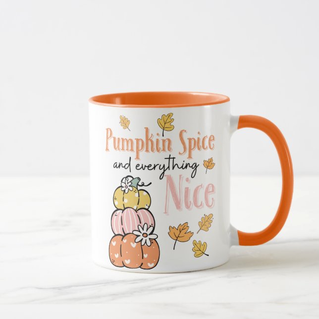 Pumpkin Spice Coffee Mug (Right)
