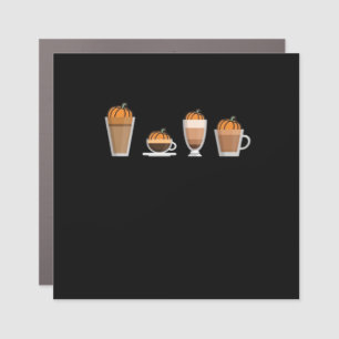Pumpkin Spice Coffee Selection Essential Car Magnet