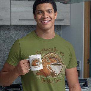 Pumpkin Spice Coffee T-Shirt