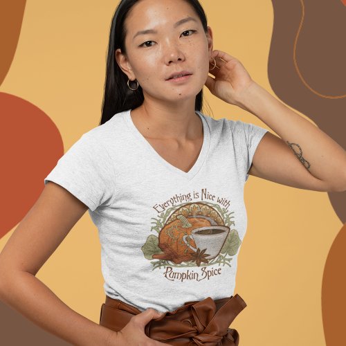 Pumpkin Spice Coffee T_Shirt