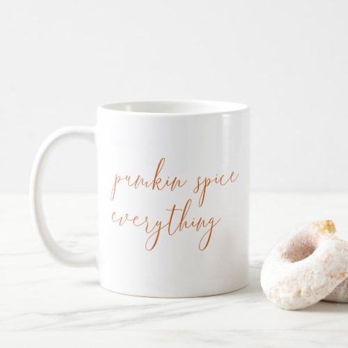 Pumpkin Spice Everything Classic Mug 11 oz Coffee Mug