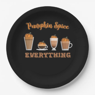 Pumpkin Spice Everything Coffees Essential Paper Plates
