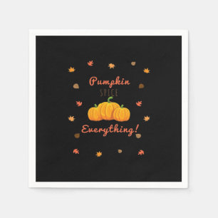Pumpkin Spice Everything Design Classic Napkins