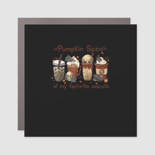 Pumpkin Spice Everything Is My Favorite Season Gra Car Magnet