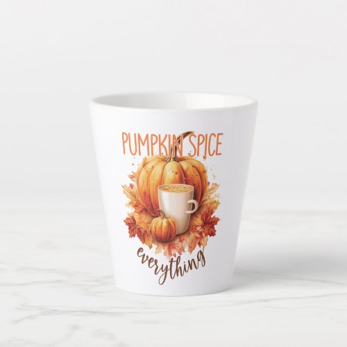 Pumpkin Spice Everything Latte Mug