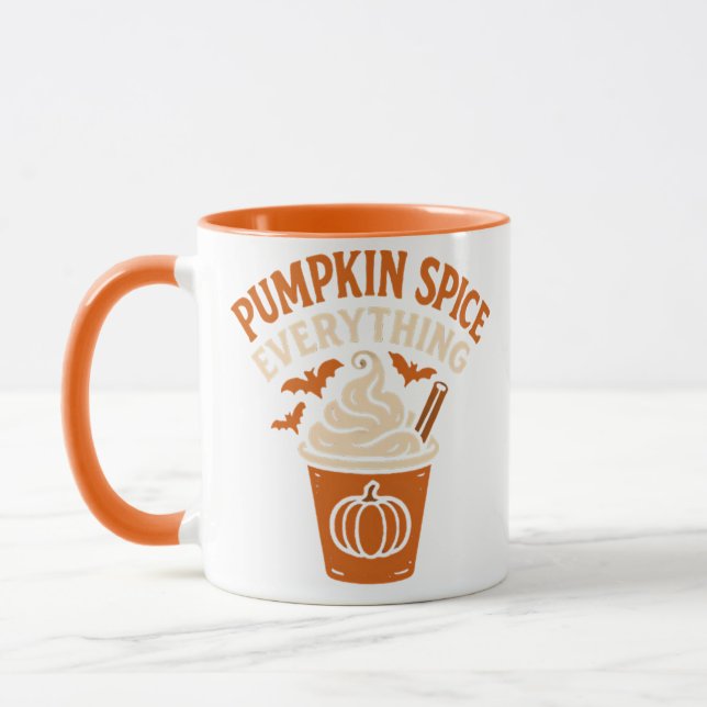 Pumpkin Spice Everything Mug (Left)
