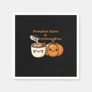 Pumpkin Spice & Everything Nice - Autumn Fall Napkins
