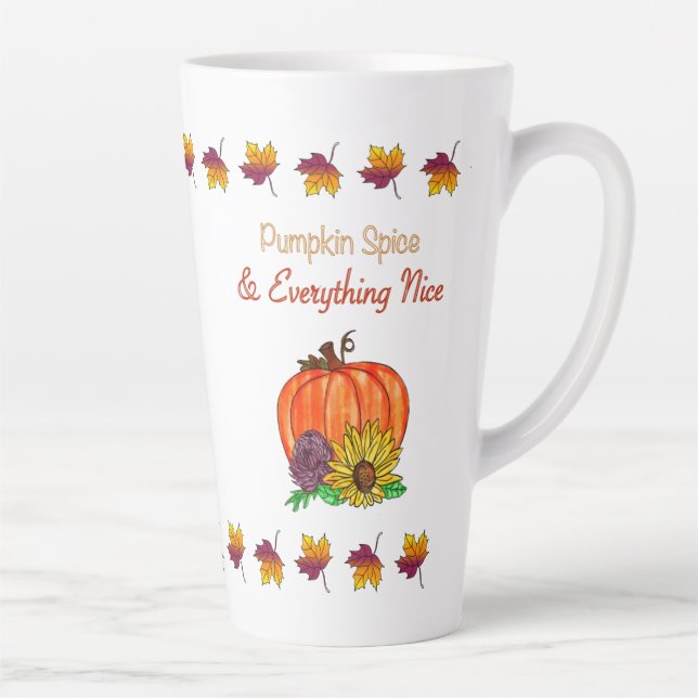 Pumpkin Spice & Everything Nice Autumn  Mug (Right)