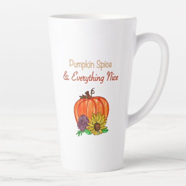 Pumpkin Spice & Everything Nice Autumn  Mug (Right)