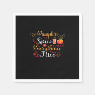 Pumpkin Spice Everything Nice Classic Sloth Napkins