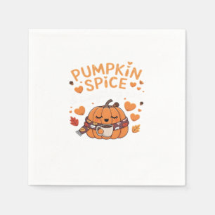 Pumpkin Spice & Everything Nice - Fall Vibes Art Napkins