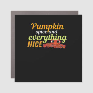 Pumpkin Spice & Everything Nice Halloween Basic De Car Magnet