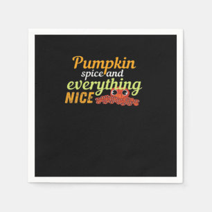 Pumpkin Spice & Everything Nice Halloween Basic De Napkins